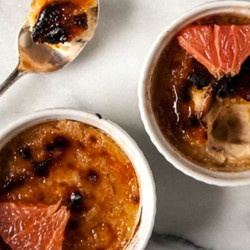 Grapefruit Creme Brûlée [vegan]