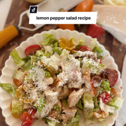 Lemon Pepper Chopped Salad With Chicken
