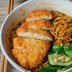 Tofu Katsu Noodle Bowl