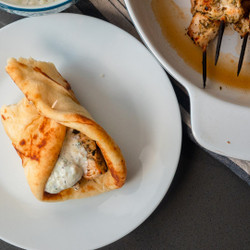 Greek Chicken Skewers (with Tzatziki)