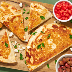Mediterranean Tuna Melt Quesadilla