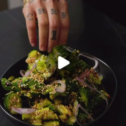 Smashed Cucumber Salad