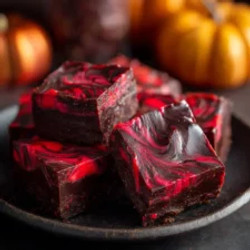 Halloween Blood Moon Fudge