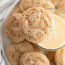 Egg Nog Snickerdoodle Cookies