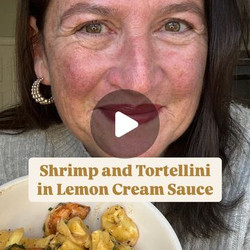 Shrimp And Tortellini With Lemon Cream Sauce