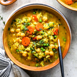 Chickpea And Rice Soup