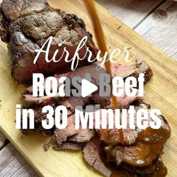 Perfectly Pink Airfryer Roast Beef