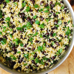 Cilantro-lime Black Bean Rice