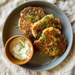 Spinach, Scallion Buckwheat Pancakes