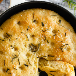 Recipe: No-knead Skillet Focaccia