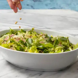 Romaine And Watercress Salad With Asparagus And Prosciutto