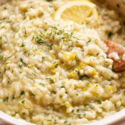 No-stir Creamy Lemon &amp; Herb Baked Risotto (it's Magic!)