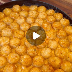 Fiesta Chicken Tater Tot Casserole
