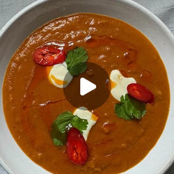 Curried Red Lentil Soup