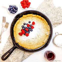 Vegan Gluten-free Dutch Baby (5 Ingredients) Gluten-Free