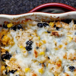 Cheesy Chicken And Rice Bake