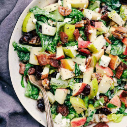Autumn Chopped Salad With Creamy Poppyseed Dressing