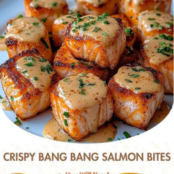 Crispy Bang Bang Salmon Bites
