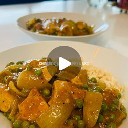 15 Minute Chinese Chicken Curry &amp; Rice