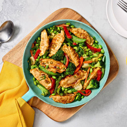 Potsticker Vegetable Stir-fry