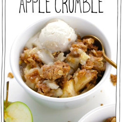 Easy Vegan Apple Crumble