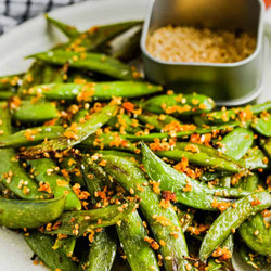 Roasted Snap Peas