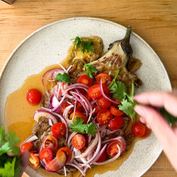 Eggplant Omelet (tortang Talong)