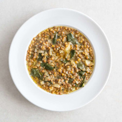 Adas Bil Hamod (Lebanese Lentil &amp; Lemon Soup)