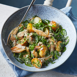 Smoked Mackerel And Roasted New Potato Salad