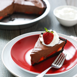 Chocolate Strawberry Oasis Pie