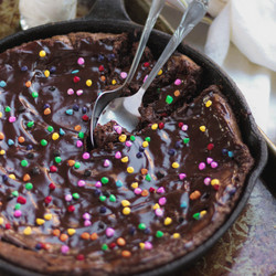 Cosmic Skillet Brownie