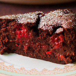 Nigella Lawson’s Chocolate Raspberry Pudding Cake