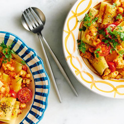 Paccheri With Prawns, Tomato And Chilli