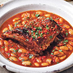 Italian Spare Ribs w/ Cannellini Beans &amp; Bruschetta (Gennaro Contaldo)