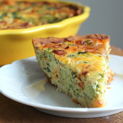 Remix of Broccoli Cheddar Bacon Quiche | Thm: S