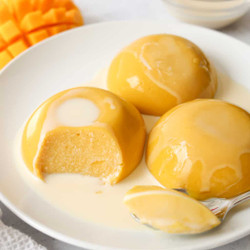 Easy Simple Mango Pudding