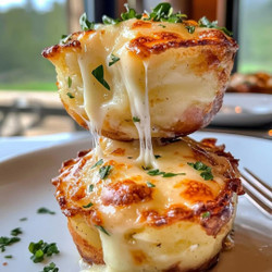 Cheesy Mashed Potato Puffs