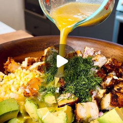 Avocado Corn Chicken Salad