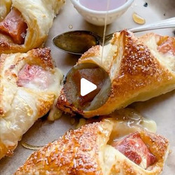 Prosciutto Baked Brie Rolls
