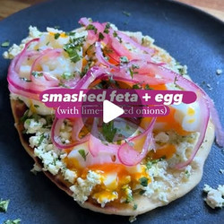 Feta And Egg Toast