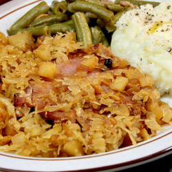 Smoked Pork Chops With Sauerkraut
