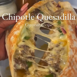 Homemade Chipotle Steak Quesadilla