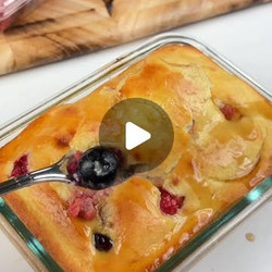 Mixed Berry High Protein Pancake Bowl