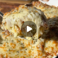 Croque Monsieur Croissant Breakfast Casserole