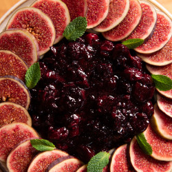 Marcus Wareing's Ginger Cheesecake Crowned With Fresh Figs