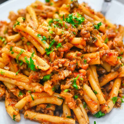Mushroom Bolognese