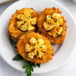 Fried Deviled Eggs