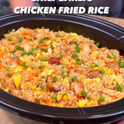 Chili Garlic Chicken Fried Rice