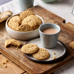 Oat Flour Vanilla Icebox Cookies