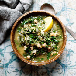 Palestinian Spinach Chickpea Stew (Sabanekh Bil Hummus)